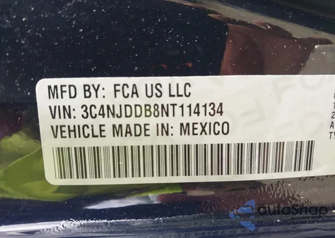 2022 Jeep Compass Trailhawk 4X4 из США, поврежденный, VIN 3C4NJDDB8NT114134